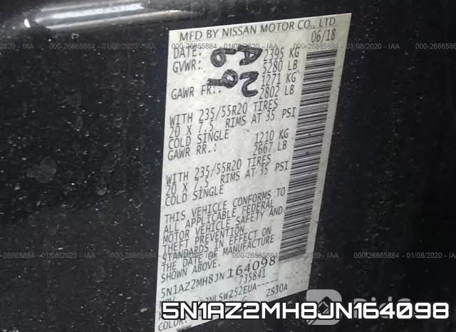 5N1AZ2MH8JN164098