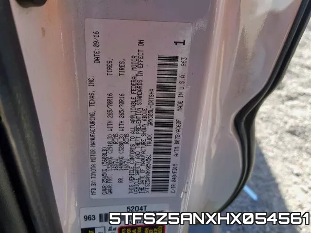 5TFSZ5ANXHX054561