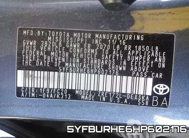 5YFBURHE6HP602176