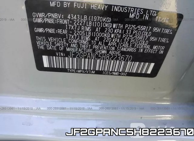 JF2GPANC5H8223670