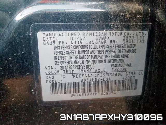 3N1AB7APXHY310096