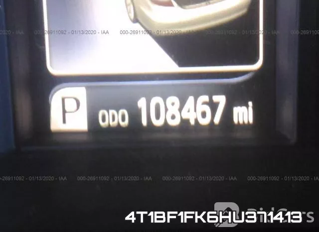 4T1BF1FK6HU371413