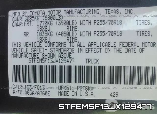 5TFEM5F13JX129477