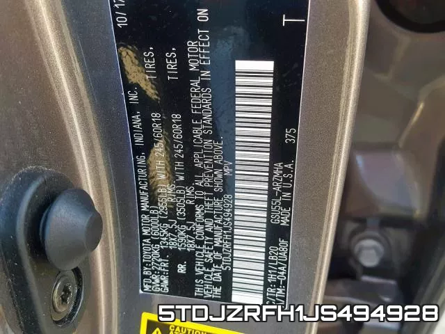 5TDJZRFH1JS494928