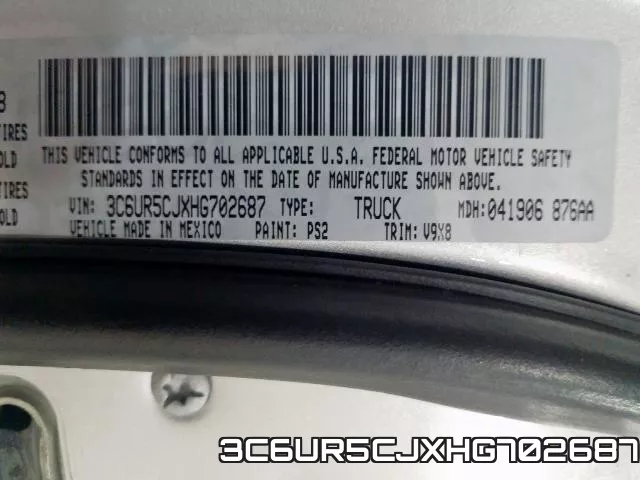 3C6UR5CJXHG702687