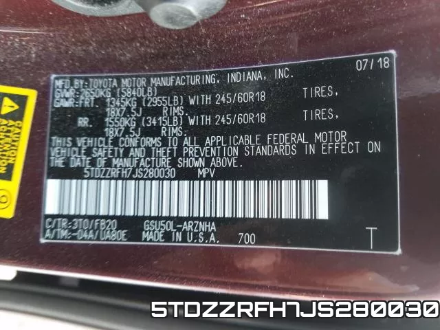 5TDZZRFH7JS280030