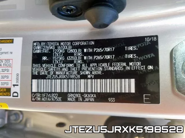 JTEZU5JRXK5198528