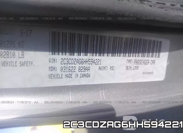 2C3CDZAG6HH594221