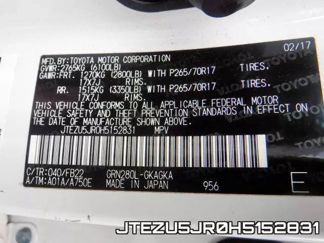 JTEZU5JR0H5152831