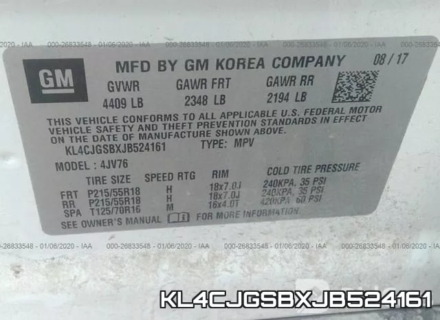 KL4CJGSBXJB524161
