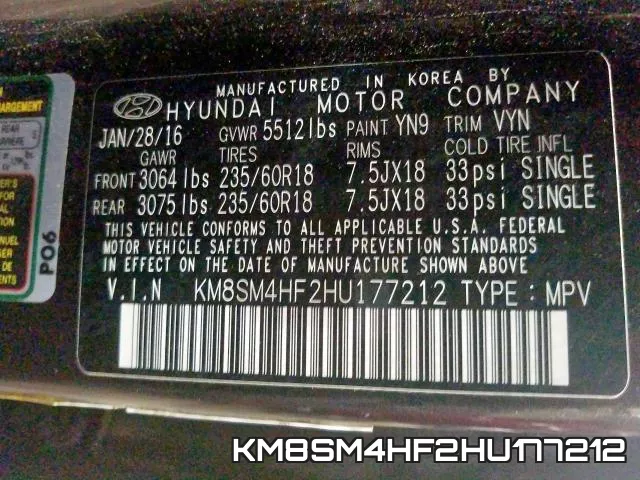 KM8SM4HF2HU177212