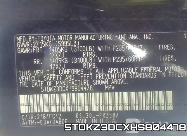 5TDKZ3DCXHS804478