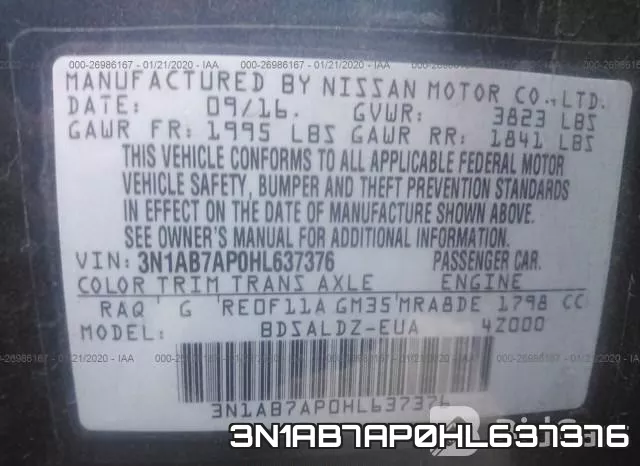 3N1AB7AP0HL637376