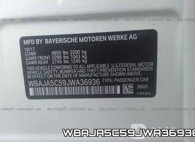 WBAJA5C59JWA36936_9.webp