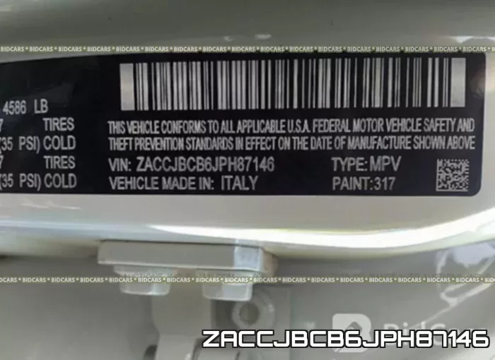 ZACCJBCB6JPH87146