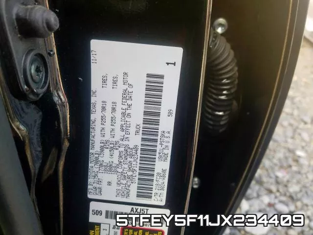 5TFEY5F11JX234409