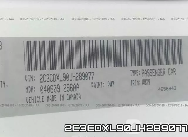 2C3CDXL90JH289077