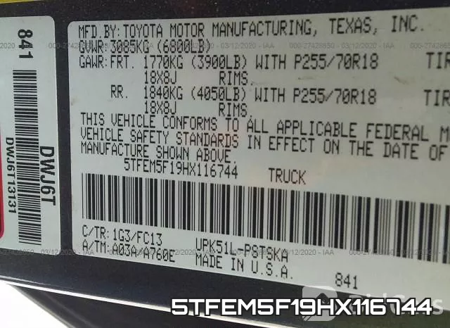 5TFEM5F19HX116744
