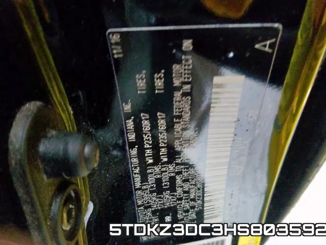 5TDKZ3DC3HS803592