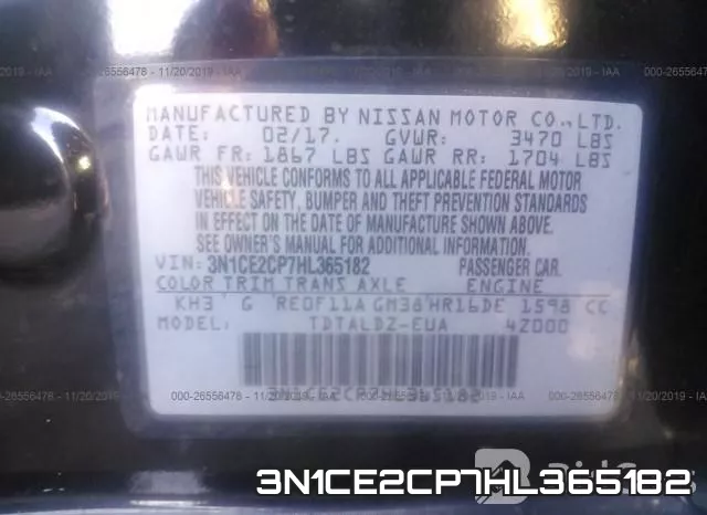 3N1CE2CP7HL365182