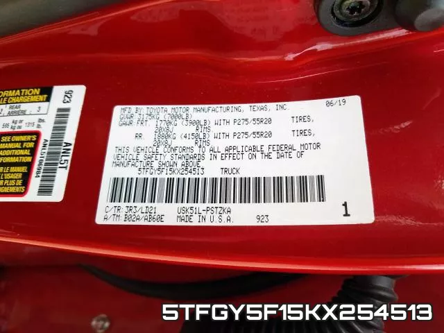 5TFGY5F15KX254513