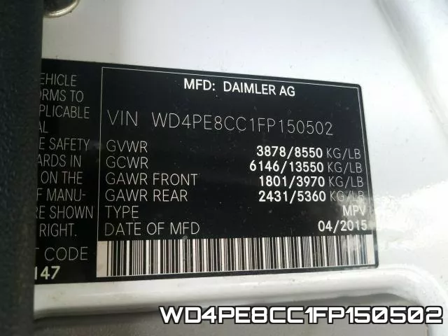 WD4PE8CC1FP150502