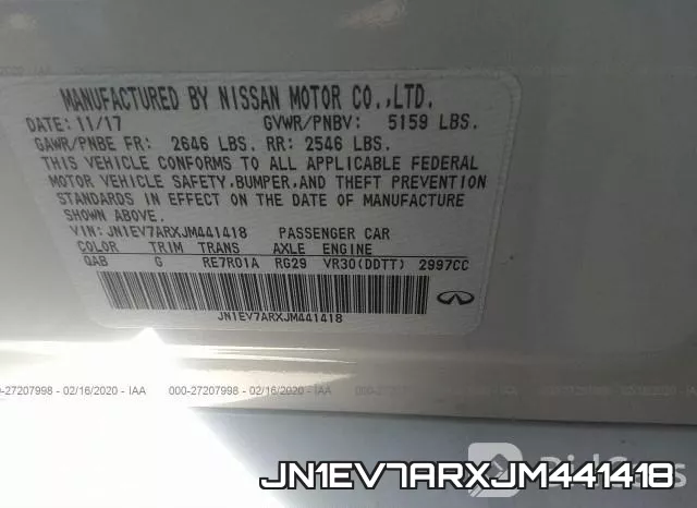 JN1EV7ARXJM441418