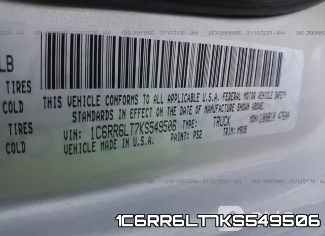 1C6RR6LT7KS549506