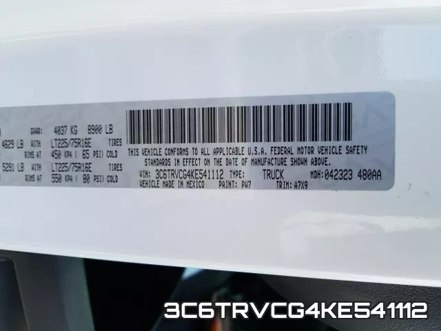 3C6TRVCG4KE541112