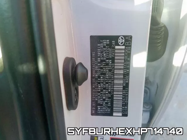 5YFBURHEXHP714740