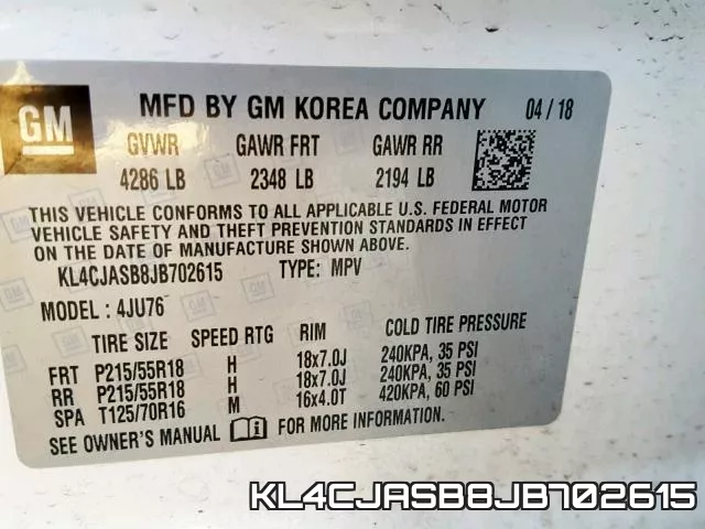 KL4CJASB8JB702615