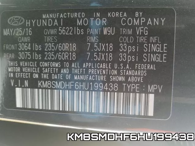 KM8SMDHF6HU199438