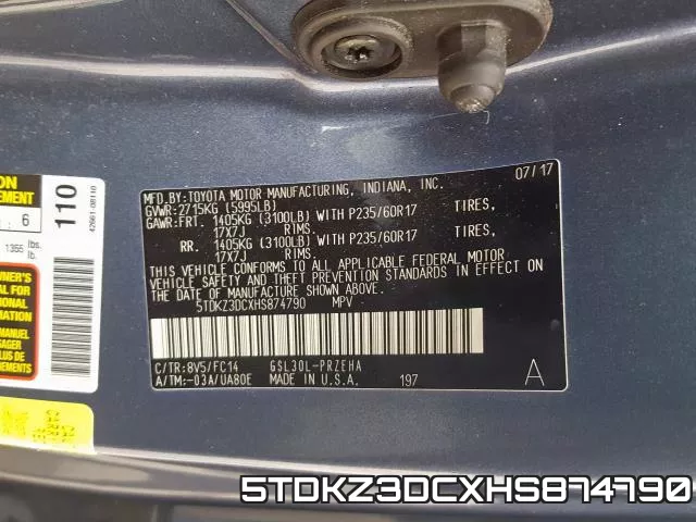 5TDKZ3DCXHS874790
