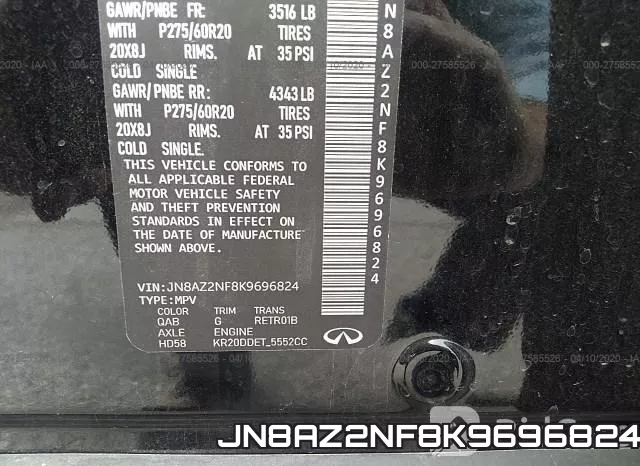 JN8AZ2NF8K9696824