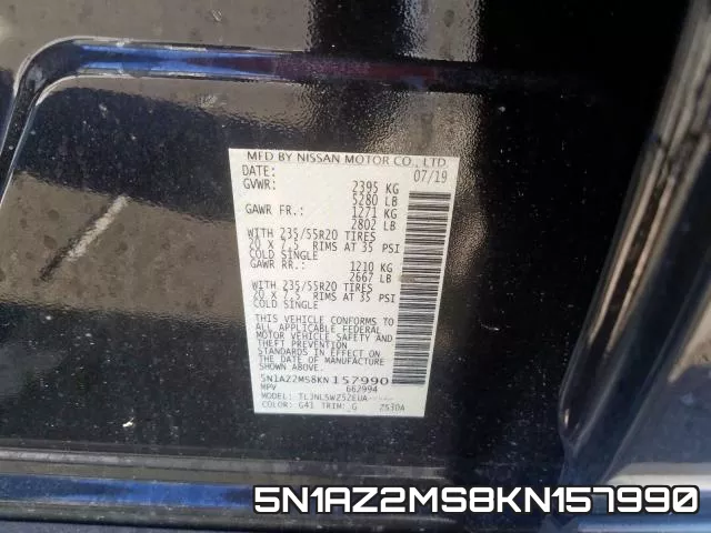 5N1AZ2MS8KN157990