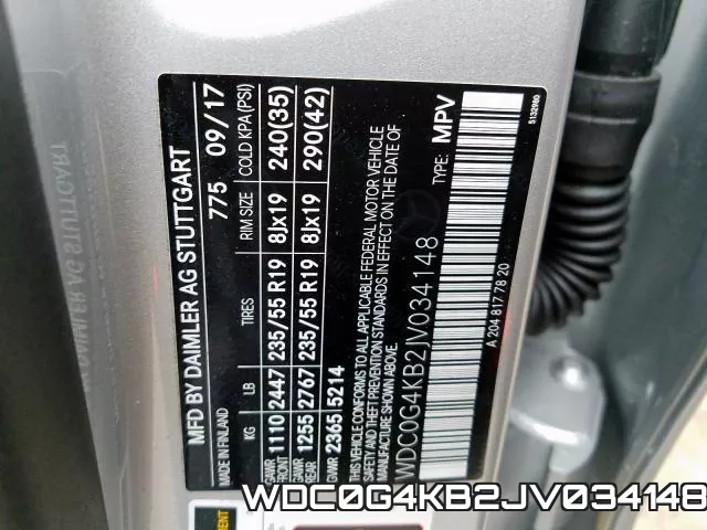 WDC0G4KB2JV034148
