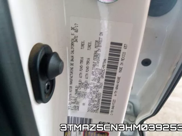 3TMAZ5CN3HM039253