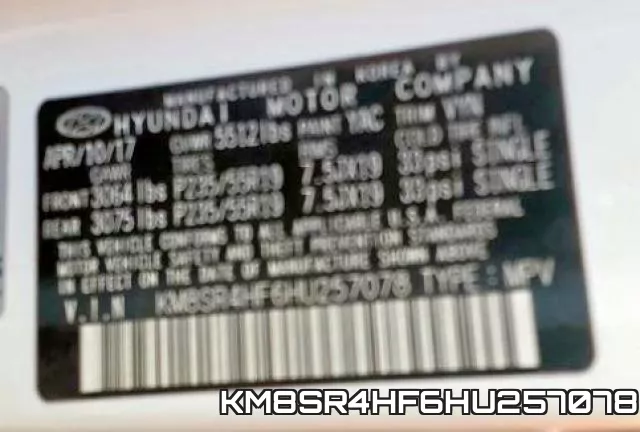 KM8SR4HF6HU257078