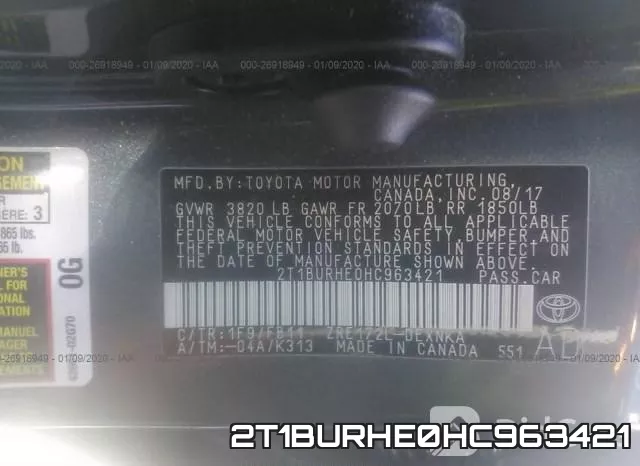 2T1BURHE0HC963421