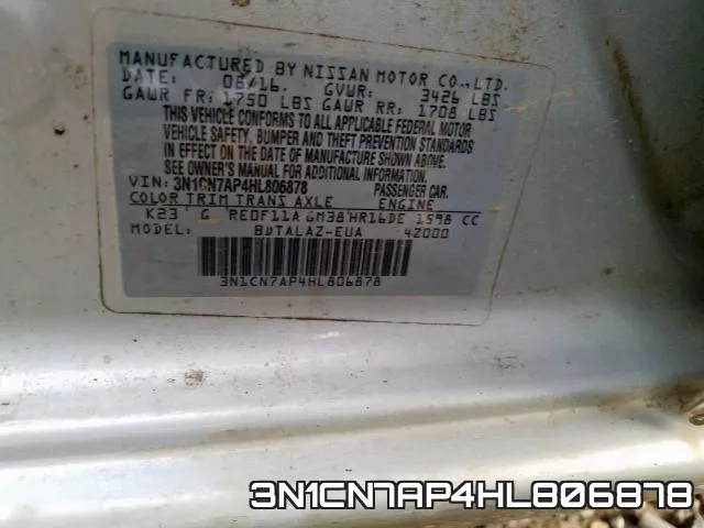 3N1CN7AP4HL806878