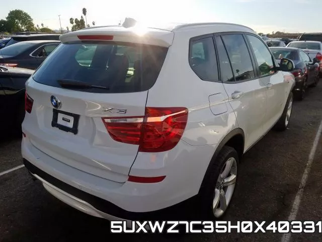 5UXWZ7C35H0X40331