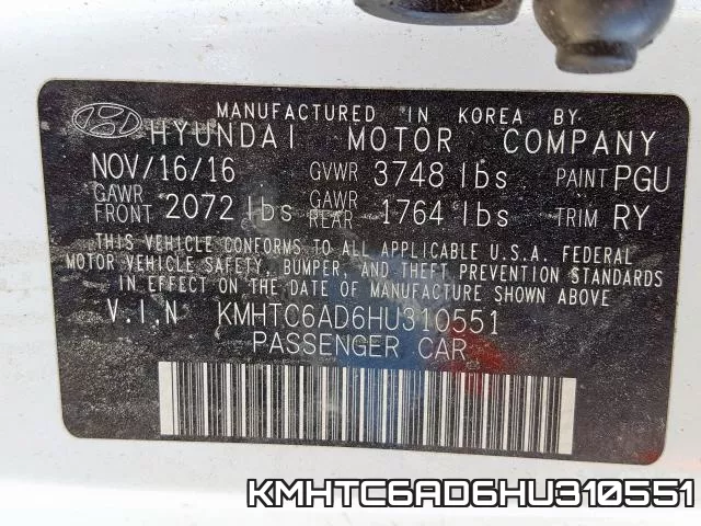 KMHTC6AD6HU310551