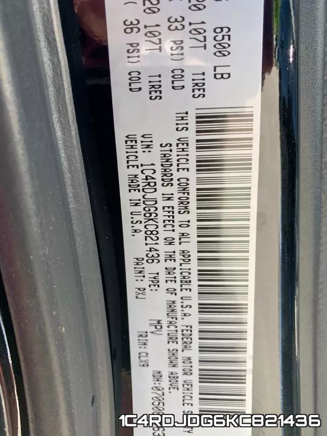 1C4RDJDG6KC821436
