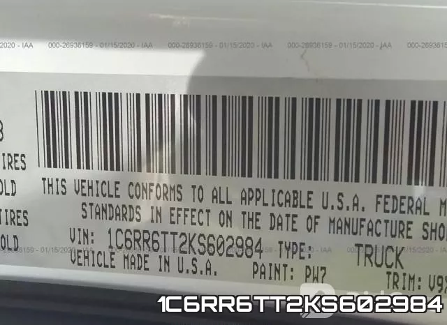 1C6RR6TT2KS602984