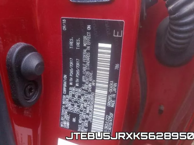 JTEBU5JRXK5628950