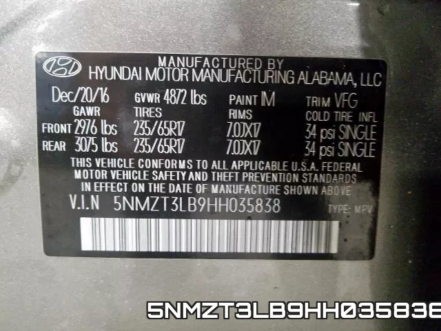 5NMZT3LB9HH035838