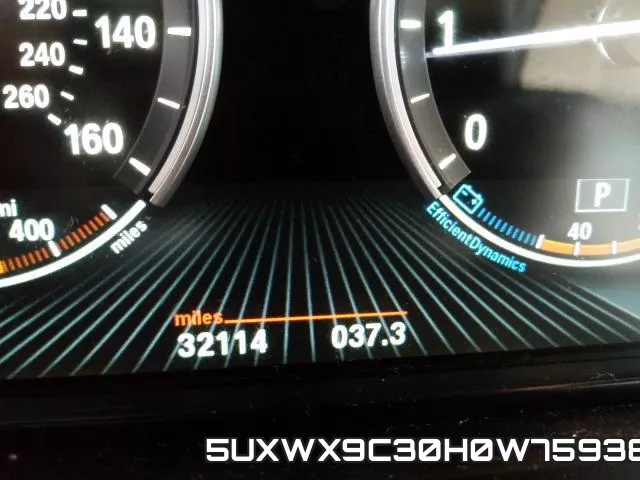 5UXWX9C30H0W75938