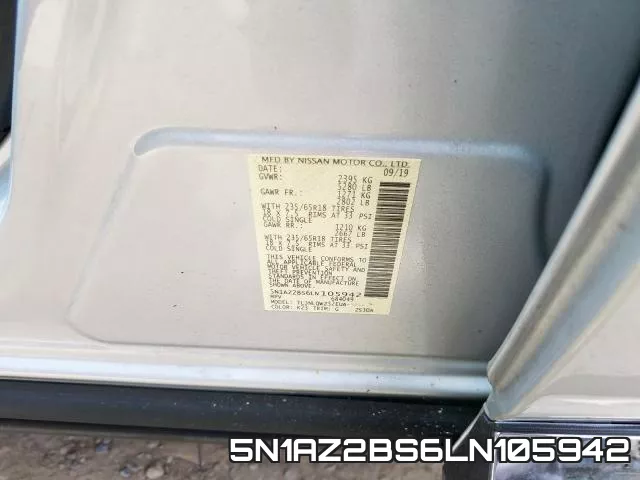 5N1AZ2BS6LN105942