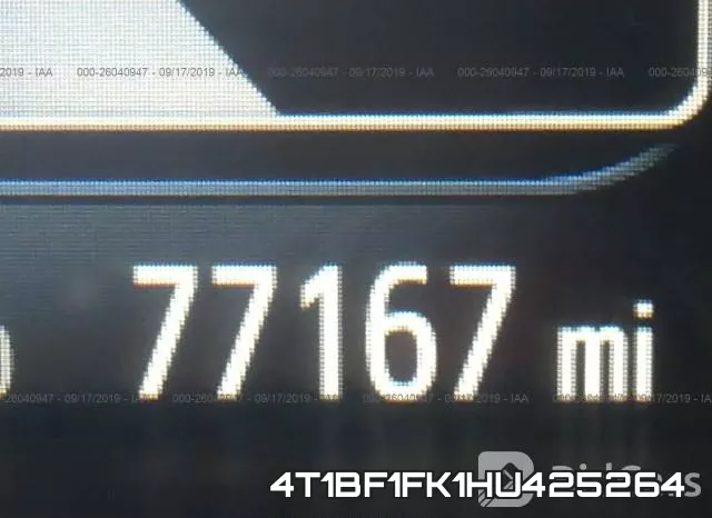4T1BF1FK1HU425264