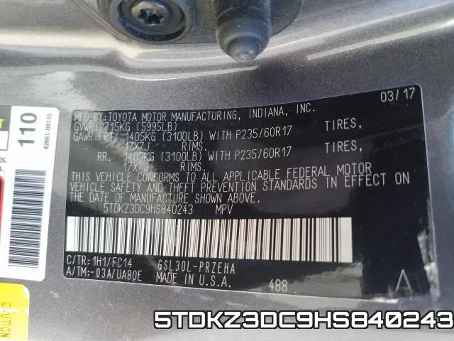 5TDKZ3DC9HS840243